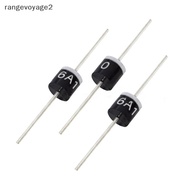 [rangevoyage2] 10PCS High Power Thi Pin 6A10 In-Line Plug Rectifier Diode 6A 1000V Electrical Axial 