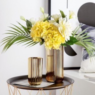 Ceramic Gold Flower Vase