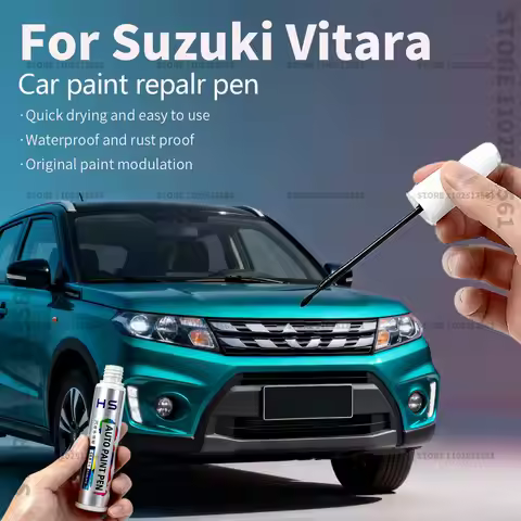 For Suzuki Vitara Car Paint Repair Pen Touch Up Scratch Remover DIY Auto Accessories White Silver YH