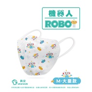 【興安】兒童3D立體醫用口罩/ 機器人大童 50入/1盒
