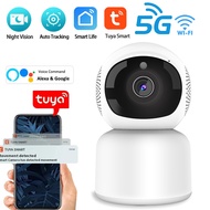 2.4G/5G Tuya Smart Home WiFi IP Camera Indoor WiFi Security Surveillance Camera Auto Tracking Baby Monitor Wireless Alexa Camera