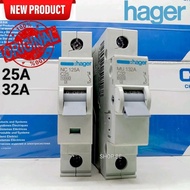 MCB 1P 32A Mu132A MU 132A Mcb 32A 1P Hager Original Authentic
