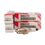 Spark Plug 90080-91161 K16R-U11 100% Original (4pcs) Toyota Vios Altis Wish 1.8