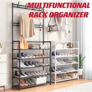Multifunctional 4layer Shoe Rack with Organizer Stand Hook Storage/4layer SHOE RACK/Organizer