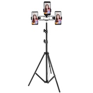 2.1M adjustable luminum tripod digital camera tripod stand mobile phone Selfie stand holder