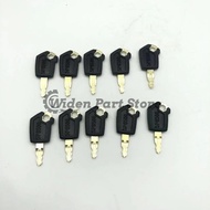 10PCS Key For 5P8500 for Caterpillar CAT Heavy Equipment Ignition Loader Excavator Dozer key sets