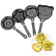 Cooking Tool Non-Stick Frying Pan Pancake Maker Egg Mold Pan Flip Omelette Mold Breakfast Egg Frying Pot Mini