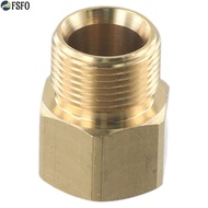 【FSFO】M22 15mm Male Thread to M22 14mm Female Metric Adapter Pressure Washer Brass