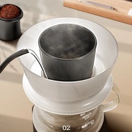 MEIMEI- Coffee Brewer Cup Detachable Espresso Coffee Filter Cup with Filter Papers Compatible for Ce