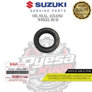 SUZUKI OIL SEAL, 25X40X6 WHEEL HUB FORRAiDER150/SMASH110/SHOGUN125/RAiDER115J|09285-25L01-00