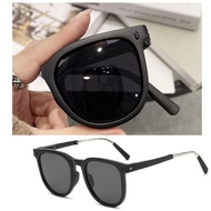 The Third Generation Portable Folding Sunglasses Free Exclusive Round Storage Box Handheld Fashion B