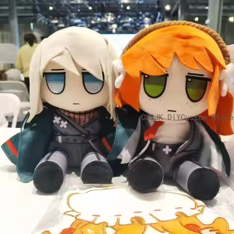 Anime Limbus Don Quixote Ishmael FAUST Ryoshu 20cm Sitting Model Cotton Plush Pillow Anime Cosplay C
