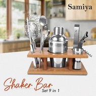 Complete package of stainless steel cocktail shaker barista barista bar set tools bartender equipmen