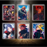 Akatsuki color-changing 3D LED light painting - ANIME 3D LED light painting for desk and night light