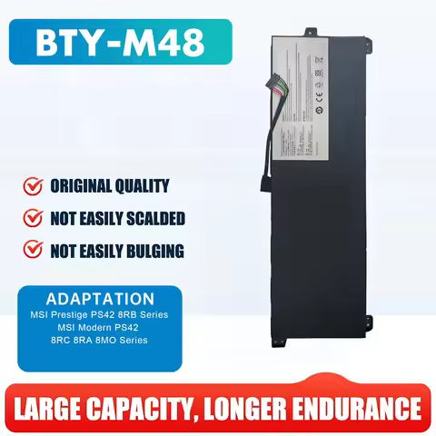 Laptop battery BTY-M48 4ICP5/41/119 Battery For MSI PS42 8M-211PH 8RB Prestige 8RA-044VN 8RC-001ES 8