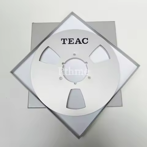 New Analog Audio 10.5" X ¼” Metal Tape Reel -NAB HUB Open Reel Audio Aluminum Takeup Reel By TEAC