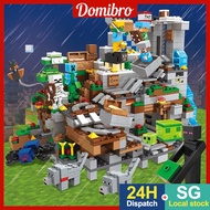 [SG] Minecraft Building Blocks Steve Organ  Cave Village Minecraft Toys Building Blocks For Kids
