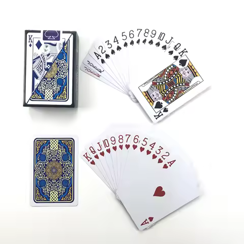 Playing Cards Plastic Baccarat Texas Hold'em Poker 58mm(2.28inch)*88mm(3.46inch) PVC Pokers Board Ga