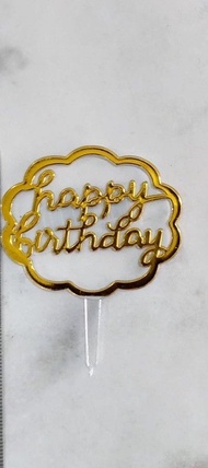 Topper Happy Birthday Topper mini topper cupcake topper kue mini topper kue mini kecil HBD