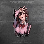 Car Sticker Dangdang Ayase Momo Creative Cartoon Two-Dimensional Anime Car Sticker Chassis Body Deco