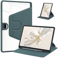 สำหรับ Honor Pad Pad 8 / Honor Pad 9 /Honor V8 Pro /Honor V6 หมุนได้ 360° Casing Tablet หลังโปร่งใสเ