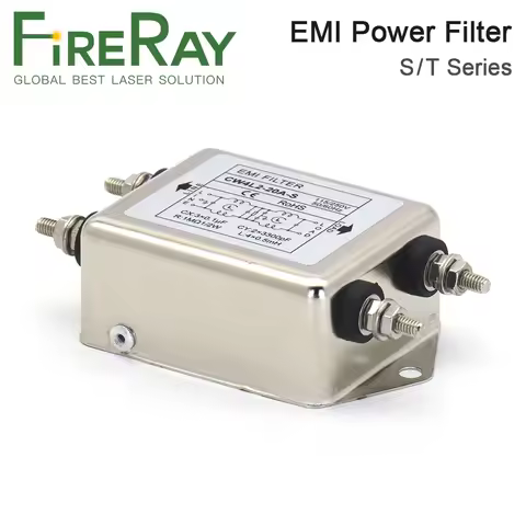 FireRay Power EMI Filter CW4L2-10A-T/S CW4L2-20A-T/S Single Phase AC 115V / 250V 20A 50/60Hz
