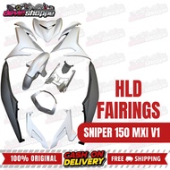 HLD FAIRINGS FOR SNIPER 150 MXI V1 PRESTIGE SILVER