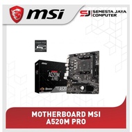 MSI A520M PRO Motherboard AMD AM4 DDR4 A 520 M