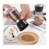 Pepper grinder, pepper grinder, sharp blade pepper grinder, transparent glass bottle