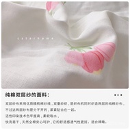 Class A Tulip Core Bedroom Cotton Double Yarn Wholesale Pink Sofa Pillow Pink K9HX Pillow~Ruffled YY