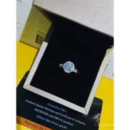 [1:1]Advanced Customization White Gold Women's Ring Angel Moissanite1Carat.D Color 9.5High Hardness 