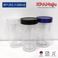 Balang BP1203 (1200ml) + Stopper Kedap Udara - Balang Kuih Raya, Balang Plastik, Homemade Product, P