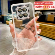 Realme C63 5G 2024 Transparent Casing for Realme C63 5G RealmeC63 Realmi C61 C 63 61 63C 4G 5G 2024 