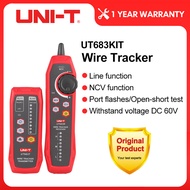 UNI-T UT683KIT Lan เครื่องทดสอบเครือข่าย Wire Tracer สาย Tracker RJ45 RJ11สายโทรศัพท์ Finder Repairi