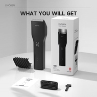 Enchen|ENCHENBoostElectricHairClipperProfessionalCordlessFastType-CChargCeramicHaircutMachineHairTri