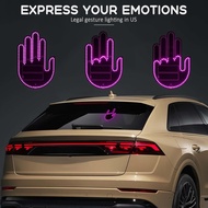 ISUNMEA Led Sign Car Light, Finger Light for Car Rear Windows, LED Sign with Remote Control, Illumin