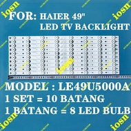 LE49U5000A 10 PCS LED Backlight Strip For LT-49C550 LS49H510N 30349008202 LE49D8-01(A) LCD490DUY-SHA