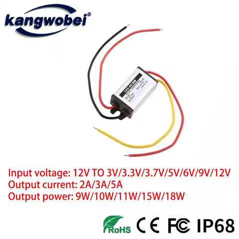 12V24V To 3V 3.3V 3.7V 4.2V 5V 6V 7.5V 9V 12V Power Supply Voltage Converter Buck Step-Down Module D