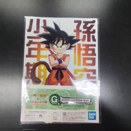 BANDAI - 一番賞 龍珠超 Super Dragonball Hero 5th mission G賞 貼紙 A4 File 文件夾 文件套 週邊文具 NO.12 少年期孫悟空 [平行進口]