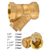Brass Y Strainer ( 1/2" to 2" ) 1/2" # 3/4" # 1" # 1-1/4" # 1-1/2" # 2" Brass Y Valve 32mm 40mm 50mm