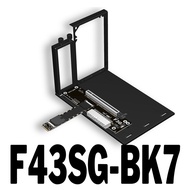 (TQHE) M.2 NVMe to X16 M.2 NVMe GPU Dock PCIe 5.0 X4 High Speed for PC Gen5 FFC Soft (F43SG-BK7)