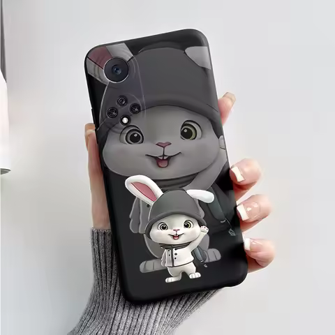 Funda For Honor 50 Capa Huawei Nova 9 Phone Case Soft Silicone Cute Cat Bear Cartoons Back Cover For