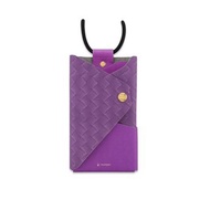 ionSleeve 銀離子抗菌收納夾 - Purple Woven - 純素皮革聖誕禮物
