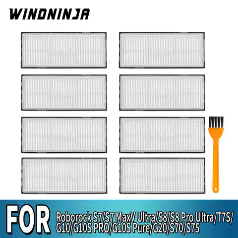 Filter Part For Roborock S7/S7 MaxV Ultra/S8/S8 Pro Ultra/T7S/T7S PLUS/G10/G10S PRO/G10S Pure/G20/S7