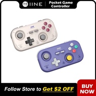 IINE Pocket Retro Game Controller,1000Hz Recessed Stick, Hall Effect Joysticks,Portable Mini Gamepad
