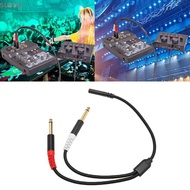 SUSANMY 3.5mm to Dual 1/4 Inch Sound Splitter Cable, 1/8 Stereo Female to Dual 6.35mm Mono Male 13.8