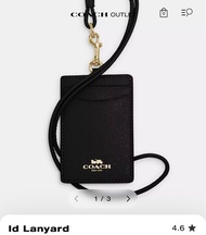 🇨🇦加拿大直送🇭🇰 Coach Outlet Lanyard 證件套 證件繩 卡套 掛頸