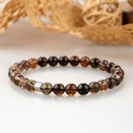 滿礦黑金超 | 天然能量水晶手串 | 6-7mm D11202