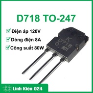 IC D718 transistor D718 TO-247 TRANS NPN 8A 120V