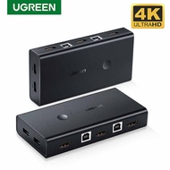 Ugreen 50744 genuine 2 computer adapter can use 1 HDMI - Auto 2 USB KVM Switch